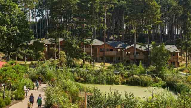 Wilstead Suite at Centre Parcs: rustic venue for retreats and team-building events.