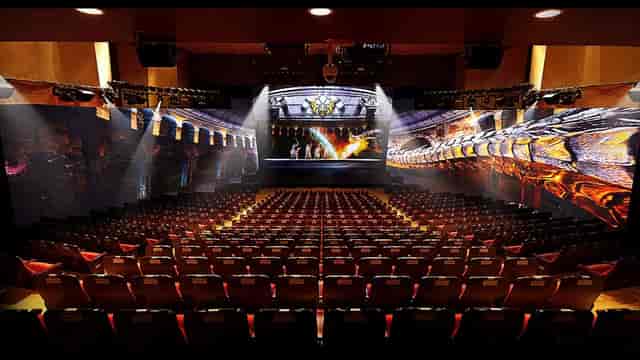 COEX Auditorium with large stage, ideal for conferences and performances.