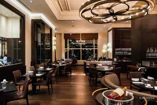 Elegant dining space at Dinner by Heston Blumenthal, ideal for corporate events and celebrations.