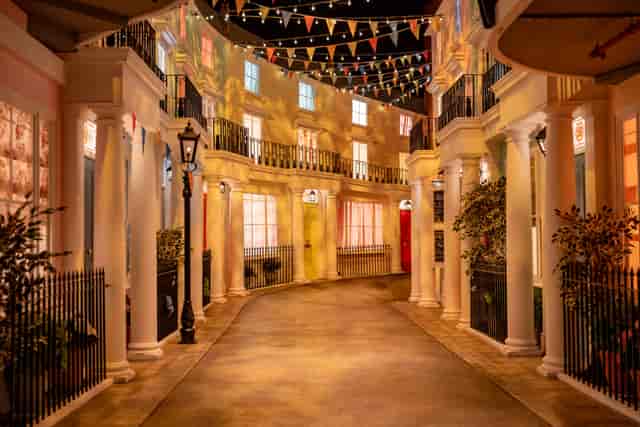 Windsor Gardens event space with vibrant decor for networking and themed gatherings.