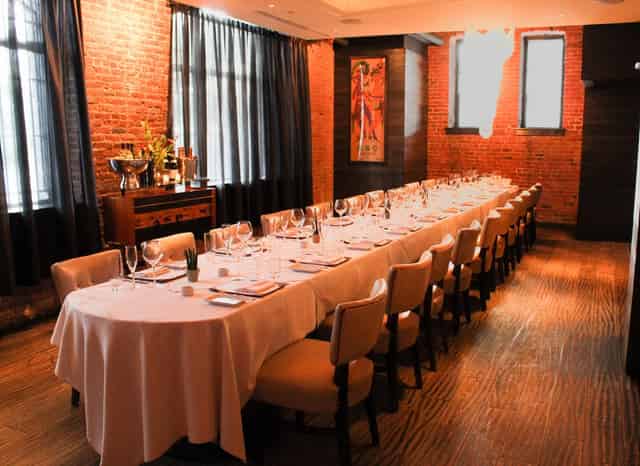 Private dining room