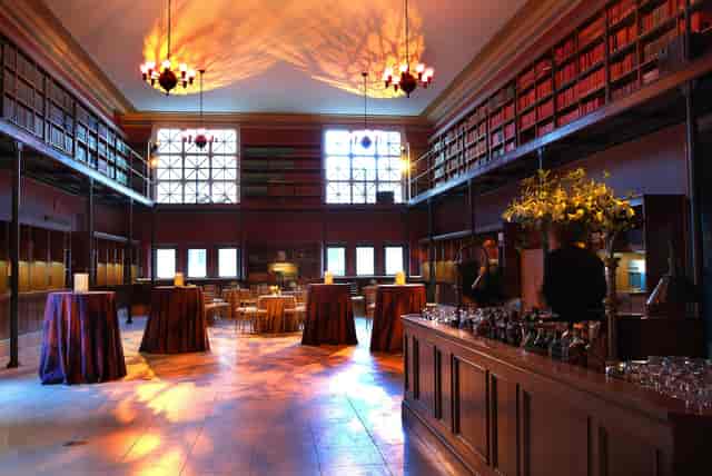 Boylston Room in Boston Public Library, elegant event space for cocktail receptions.