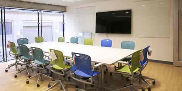 McKim Conference Room B, Boston Library: modern meeting space with ergonomic chairs.