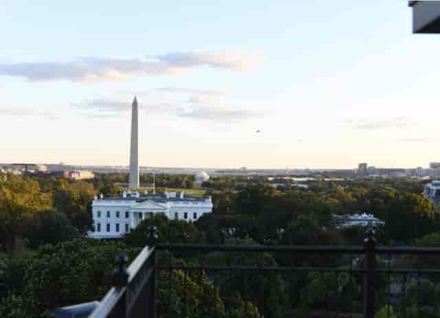 Top of the Hay at The Hay-Adams with White House view, perfect for elegant events.