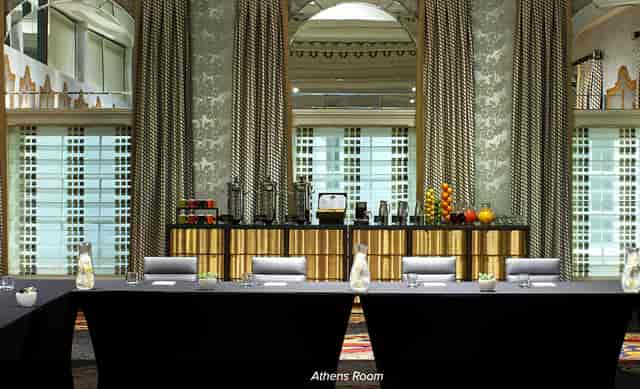 Sophisticated meeting space in Kimpton Hotel Monaco, ideal for corporate events.