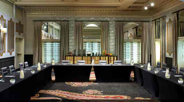 Sophisticated meeting room at Kimpton Hotel Monaco, ideal for professional events.