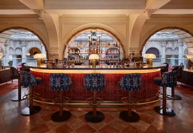 Stylish Engel Bar Mezzanine, perfect for networking events and cocktail receptions.