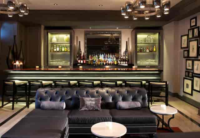 Stylish lounge at Melrose Georgetown Hotel, ideal for networking events and meetings.