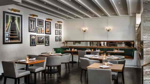 Georgetown Ballroom at St. Gregory Hotel, elegant dining space for intimate events.