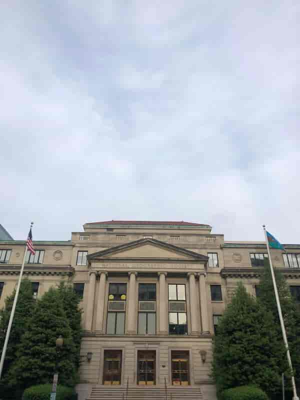 Exhibition Hall at National Geographic Society, elegant venue for conferences and receptions.