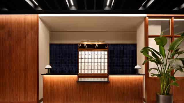 Modern reception area at Eaton House, ideal for events and networking.