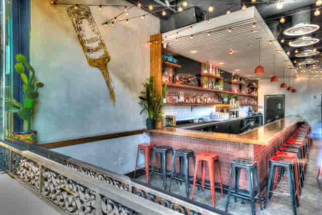 Stylish Main Bar in Mission Navy Yard, perfect for networking events and casual gatherings.