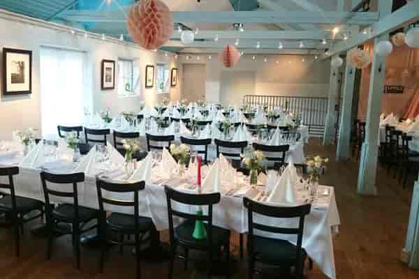 Elegant event space at Tingshuset, Stallmästaregården, perfect for weddings and corporate events.