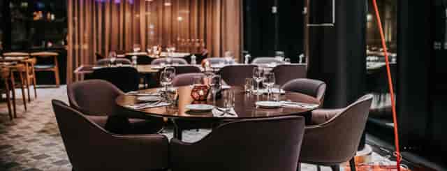Sophisticated dining setup at The Social Bar & Bistro, ideal for corporate events and gatherings.