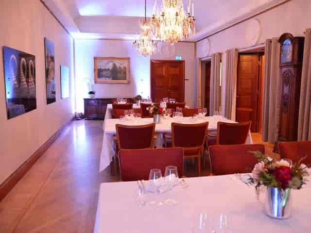Elegant dining room at Galleriet, ideal for intimate events and corporate dinners.