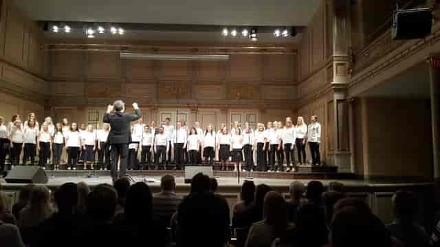 Kör choir performance at Musikaliska, showcasing acoustics and audience engagement.