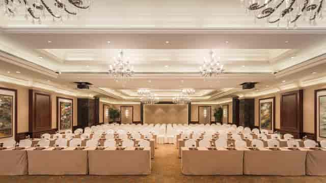 Ballroom at Shanghai Town & Country Club, elegant setup for corporate events and meetings.
