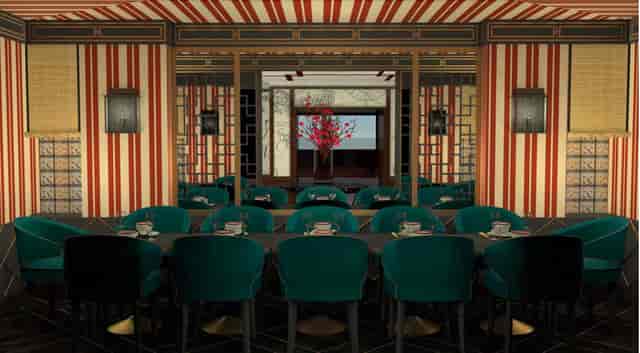 Sophisticated meeting space at Bund Lounge, ideal for corporate events and workshops.