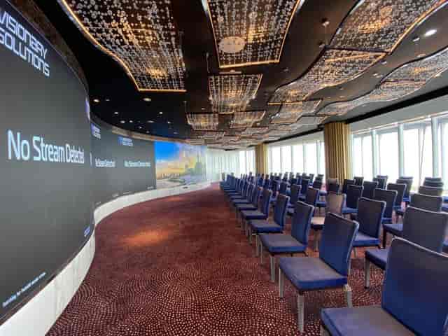 Modern event space in J Hotel Shanghai, ideal for conferences and presentations.