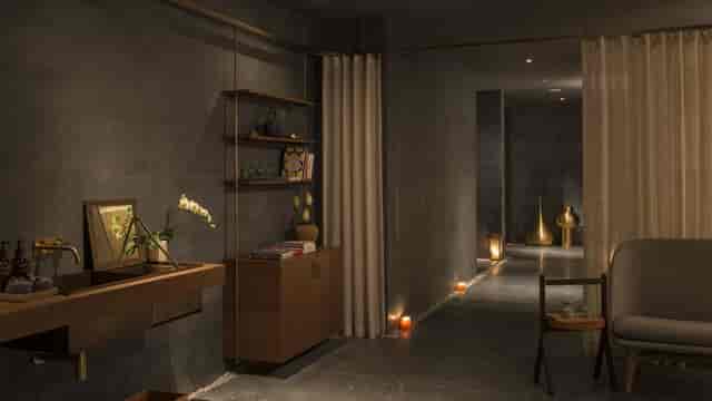 Modern event space at The Sukhothai Shanghai, ideal for gatherings and networking.