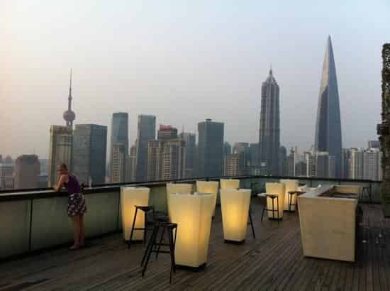 Rooftop lounge