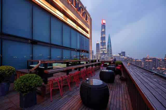 Rooftop lounge