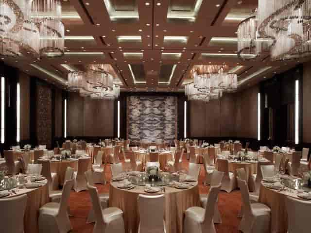 Grand Ballroom at Shanghai Marriott, elegant banquet hall for weddings and corporate events.
