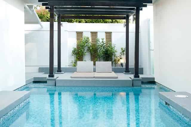 Private courtyards