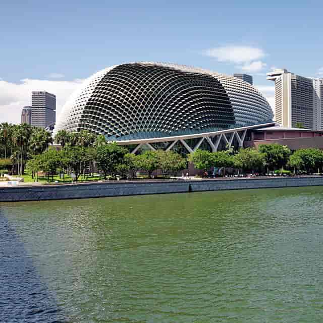 Theatre at Esplanade, Singapore - striking architecture for events and conferences.