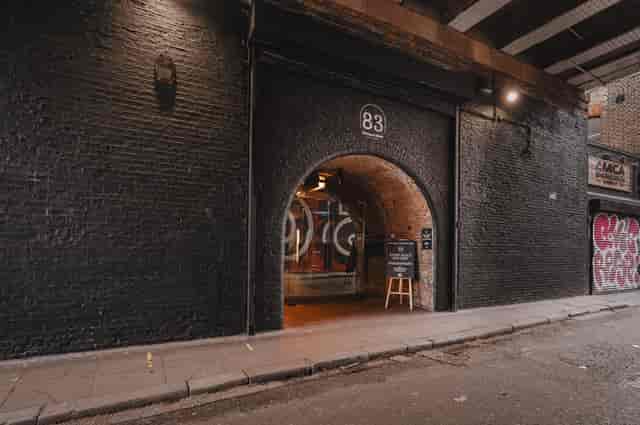 Industrial venue, exposed brick, product launch event