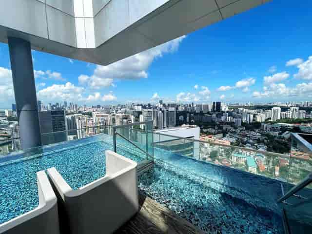 Rooftop venue at Courtyard Singapore Novena with city views for luxury events and networking.