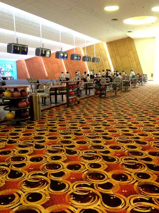 bowling alley