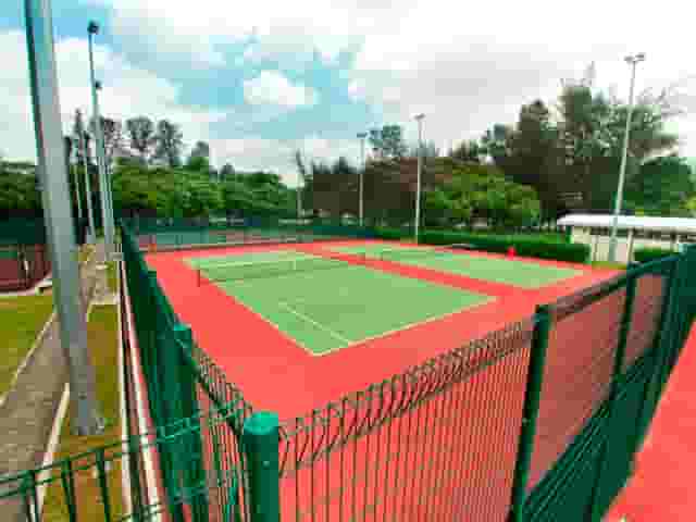 tennis courts