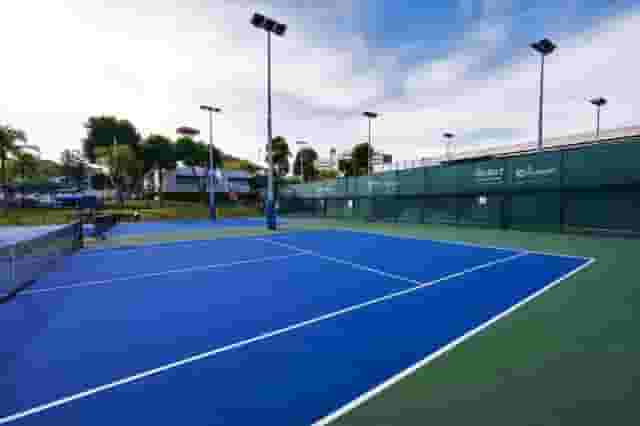 tennis courts