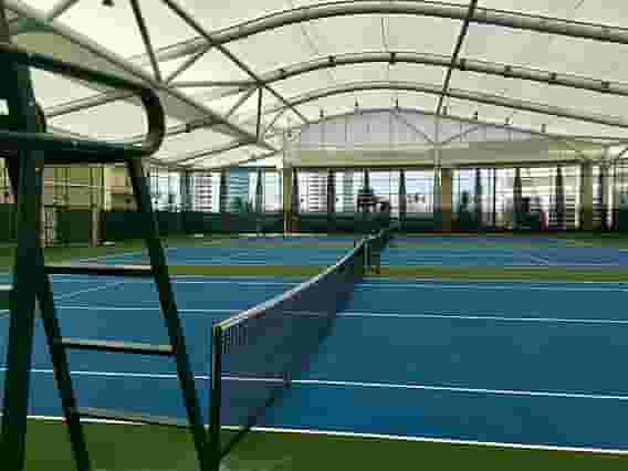 tennis courts