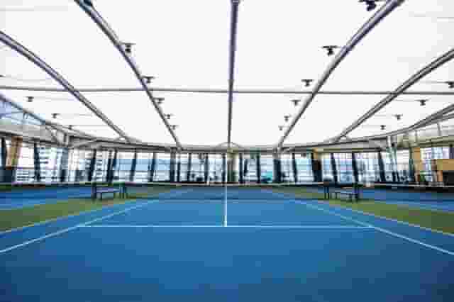 tennis courts