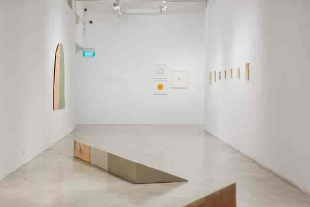 Minimalist gallery space at STPI, perfect for art exhibitions and corporate events.