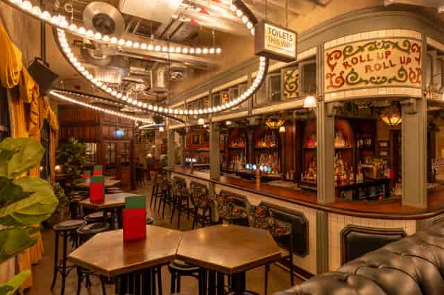 Thistle at Flight Club Edinburgh: vibrant venue for unique events with retro decor.