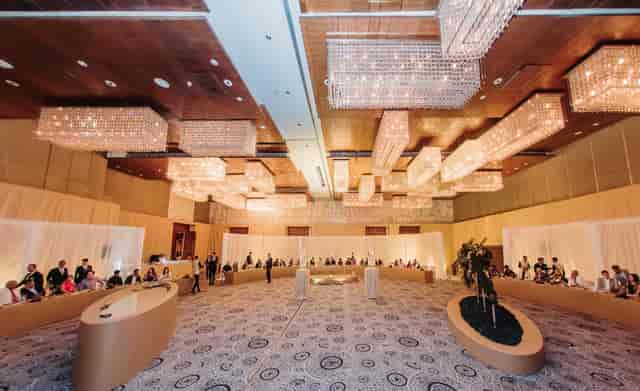 Crystal Ballroom 3B at JW Marriott New Delhi, elegant venue for conferences and meetings.
