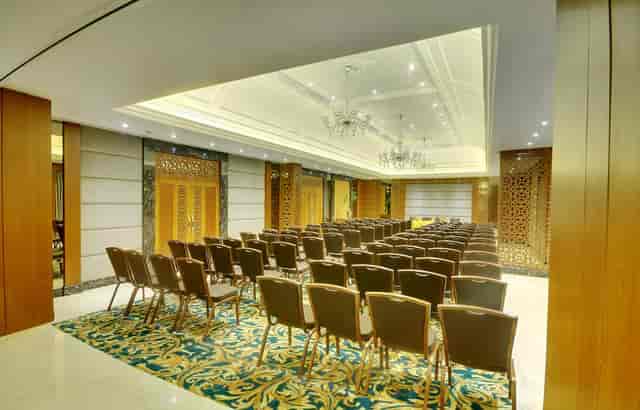 Conference room at Lemon Tree Hotel Vasant Kunj, ideal for corporate meetings and events.
