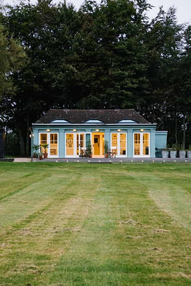 The Hawarden Castle Pavilion and Cricket pitch
