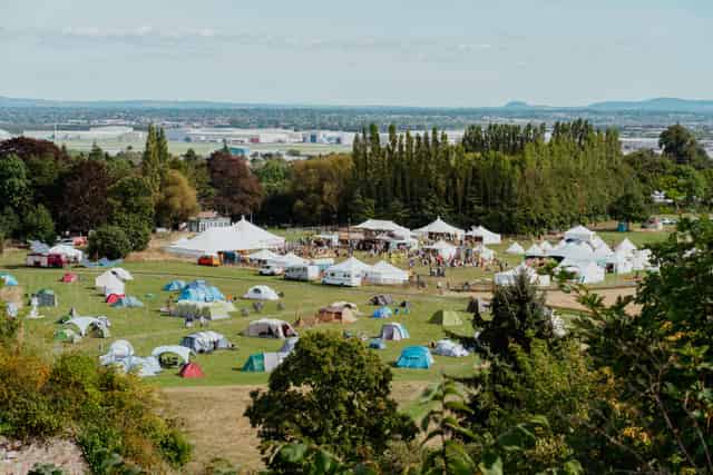 The Hawarden Castle Pavilion and Cricket pitch