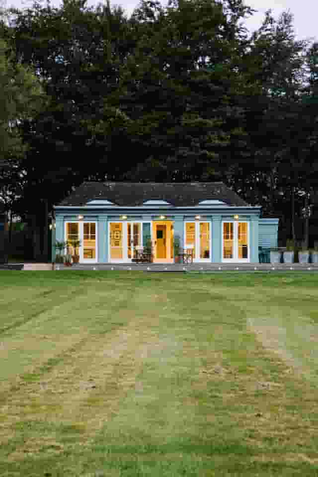 The Hawarden Castle Pavilion and Cricket pitch