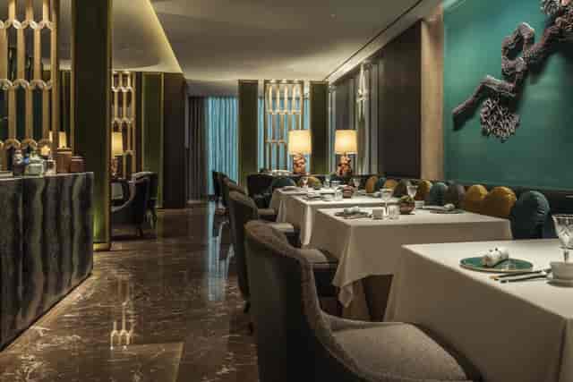 Elegant dining space at Yu Yuan, ideal for upscale corporate events and intimate meetings.