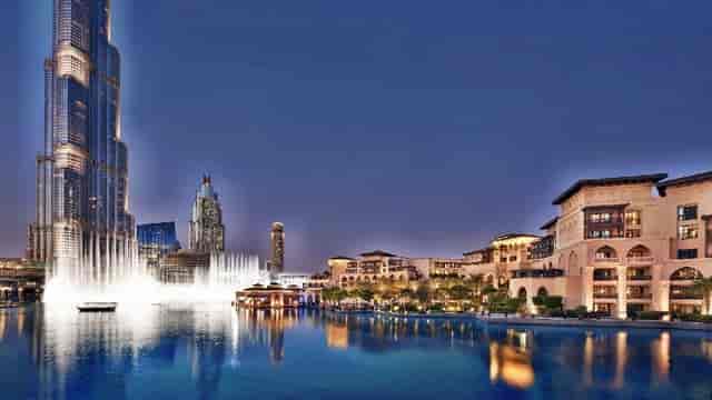 Viewing Deck at Palace Hotel Downtown with Burj Khalifa, perfect for gala dinners and events.