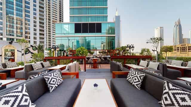 Rooftop lounge