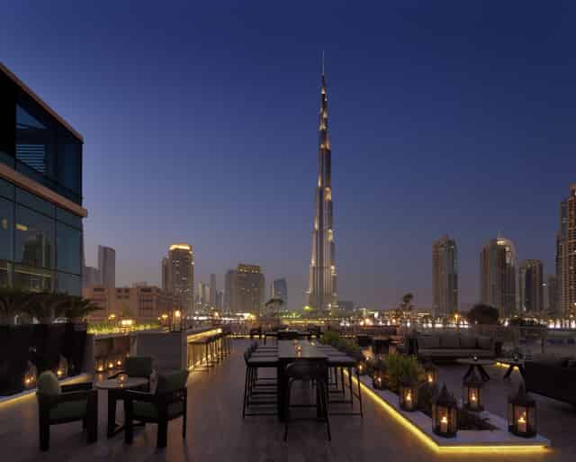 Rooftop lounge