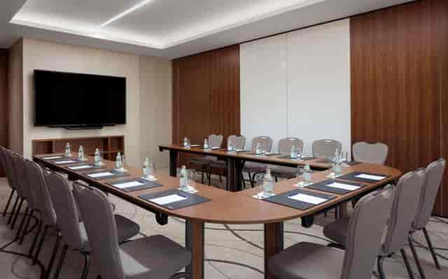Conference Hall at Radisson Blu, Deira Creek - U-shaped meeting room for corporate events.