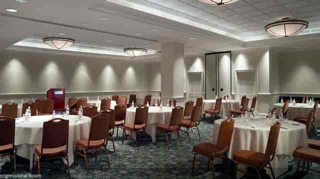 Congressional Room at Omni Shoreham Hotel, ideal for corporate events and workshops.