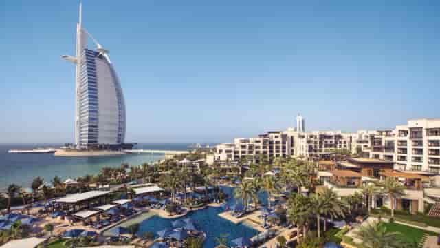 Fort Island venue with Burj Al Arab backdrop for luxury events and meetings.